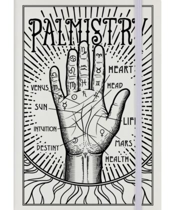 Palmistry Cream A5 Hard Cover Notebook A5 Hard Cover Notebook Stationary Collection