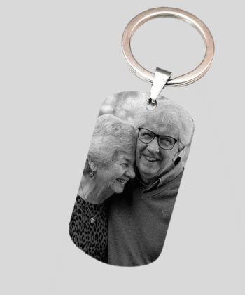 Personalised Stainless Steel Engraved Keyring
