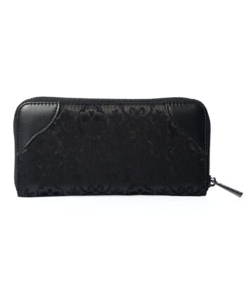 Black Ivy Skeletal Rose Lady Lace Purse