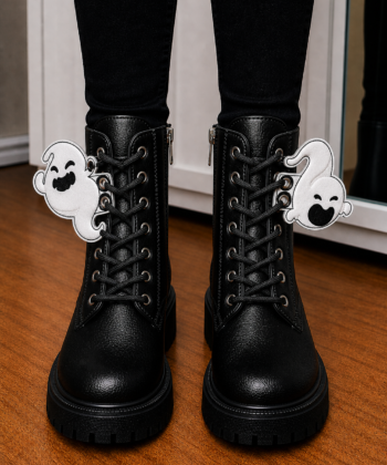 Spooky cute ghost shoe accessories